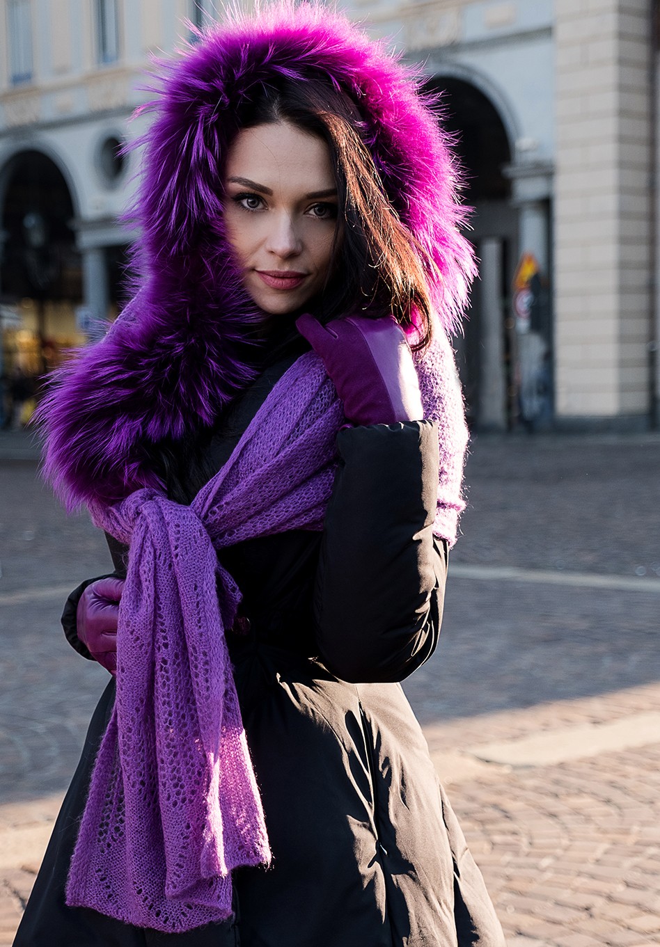 CAMOSCIO/PELLE VIOLA