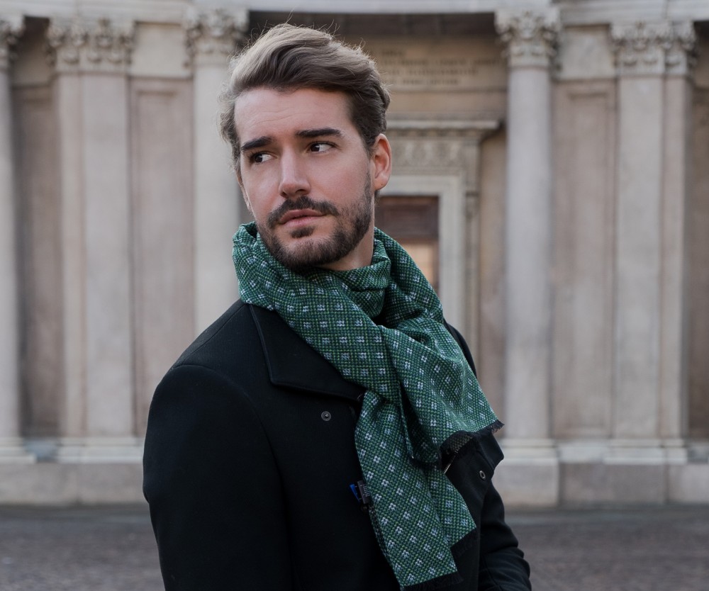 SCIARPA - LANA VERDE